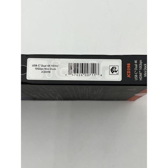 j5create USB-C Dual 4k HDMI 10Gbps Mini Dock (JCD398) - Picture 9 of 10